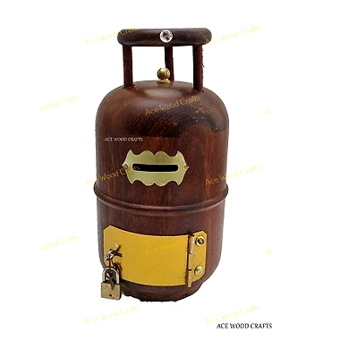 Handcrafted Wooden Money Banks,Coin Holder-AW001
