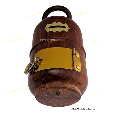 Handcrafted Wooden Money Banks,Coin Holder-1