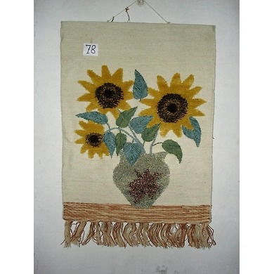 Sunflower Jute Wall Hanging-JA004