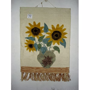 Sunflower Jute Wall Hanging