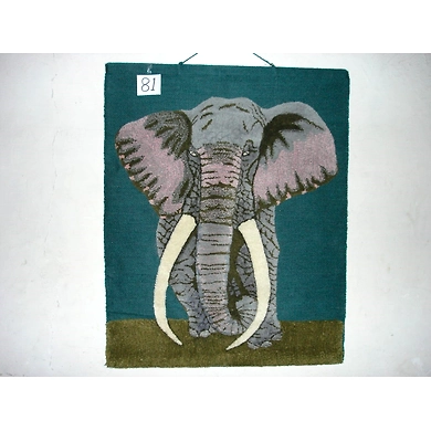 Elephant Jute Wall Hanging-JA005