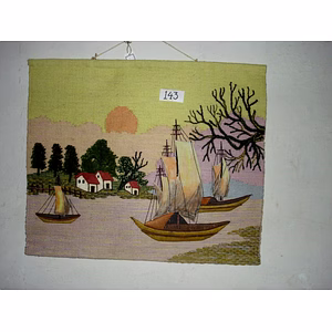 Sunset Jute Wall Hanging