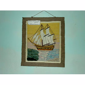 Ship Jute Wall Hanging