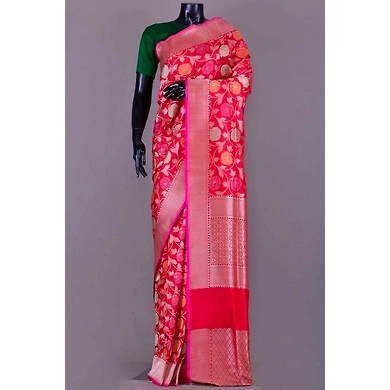 BANARAS HANDLOOM PRINTED SAREE-JDT003