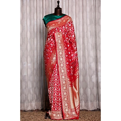 BANARASI HANLOOM SAREE-JDT007