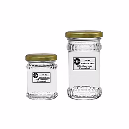 gm overseas narada empty glass jar