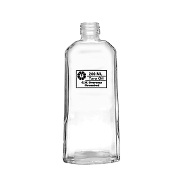 GM OVERSEAS Hair Oil Glass Bottle