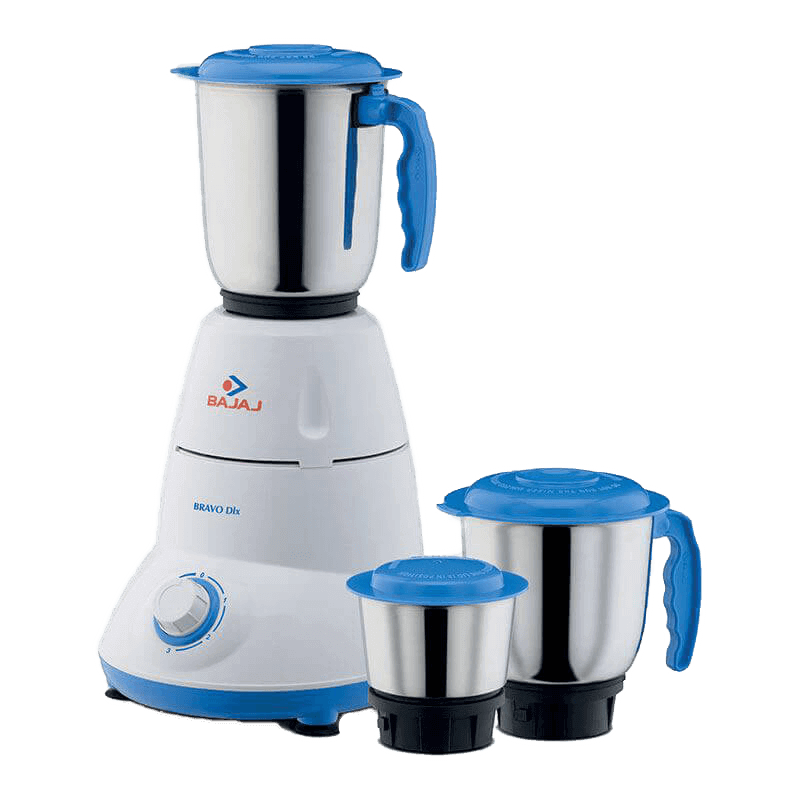 Bajaj Bravo Dlx 3 jar Mixer Grinder | BAJAJ WORLD