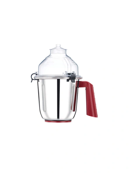 Bajaj GX 4701 800 Watts Mixer Grinder with 4 Jars (White &amp; Red)-800 W-18000-2 years on product and 5 years on motor-3