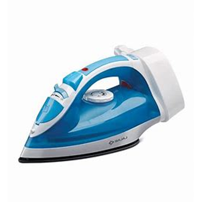 Bajaj Majesty Retract Blue Steam Iron 2000 Watts Online Price | BAJAJ WORLD