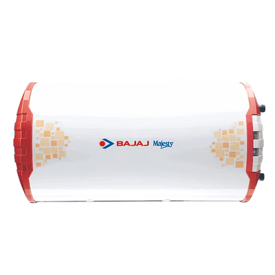 bajaj majesty horizontal storage water heater - 15 ltr - lw