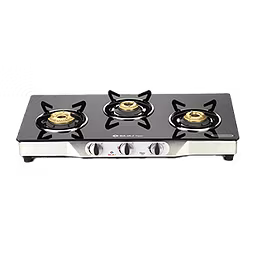 Bajaj CGX3 Eco Glass Top 3 Burner Gas Stove – Stylish &amp; High-Performance Cooking Solution