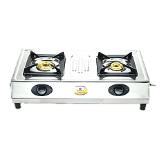 Bajaj CX 8 Stainless Steel 2 Burner Gas Stove
