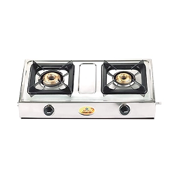 Bajaj Popular Eco 2 Burner Stainless Steel Gas Stove