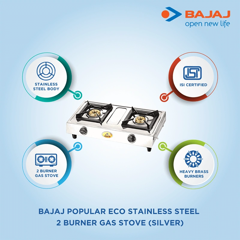 bajaj popular eco cooktop 2 burner