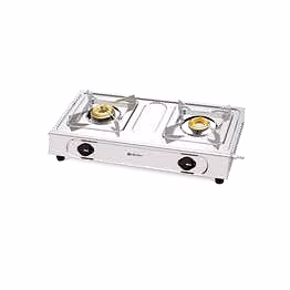 gas stove 2brss6 bajaj 2 burner stainless steel