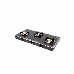 3 burner glasstop gas stove bajaj 3bjgp7