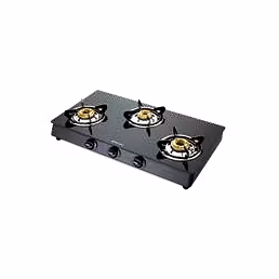 Bajaj 3 BRGP6 Glasstop Gas stove 3 Burner