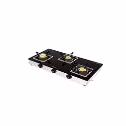 Bajaj Cooktop 3 burner glasstop 3BJGS7 with Square Pan Support
