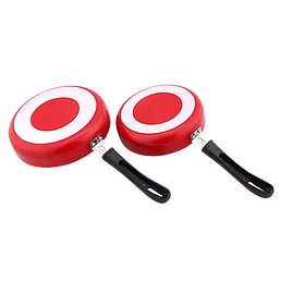 Nirlep Snack Maker 14 & 16 Cm Set of 2 Non Stick Mini Fry Pan 1.8 mm