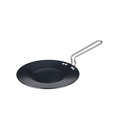 nirlep ebony 26 cm hard anodized induction concave tawa 4 mm