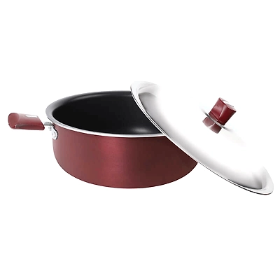 Nirlep Selec+ Non Stick Induction Casserole with Lid 5 Ltr