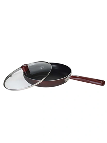 Nirlep Selec+ 24 Cm Non Stick Induction Fry Pan with Lid 3 mm-Non Stick-2