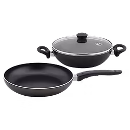 Nirlep Kitchen Essential Gift Set 3 pcs-Kadai &amp; Fry Pan with lid