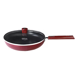 nirlep selec+ 24 cm non stick fry pan with lid 3 mm