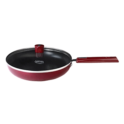 Nirlep Selec+ 24 Cm Non Stick Fry Pan with Lid 3 mm