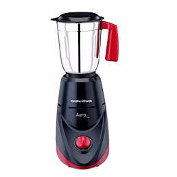 Morphy Richards Aero Plus 500-Watt Mixer Grinder with 3 Jars (Black/Wine)