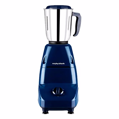 morphy richards champ neo 500 watt 3 jars mixer grinder (overload protection, blue)
