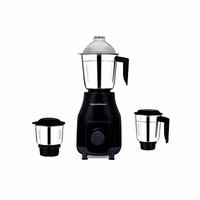 morphy richards tetragrind 750 watt 3 jars mixer grinder (20000 rpm, ultronmax motor, black & grey)