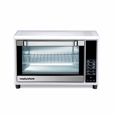 morphy richards 35ss digichef, 35 liters digital oven toaster griller with customized autocook modes, 59 pre-set menus, silver, regular, 1800 watts
