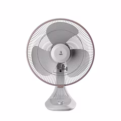 NNEX Glyde A5 400mm Table Fan for Home | 2 Years Warranty | Power of 3 Blades White/ Black