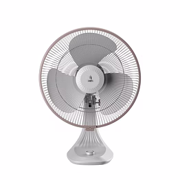nnex glyde a5 400mm table fan for home | 2 years warranty | power of 3 blades white/ black