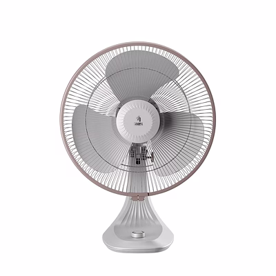 nnex glyde a5 400mm table fan for home | 2 years warranty | power of 3 blades white/ black