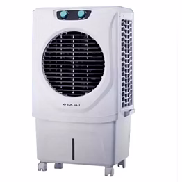 bajaj 70 l desert air cooler (white, shield series chisel 70)