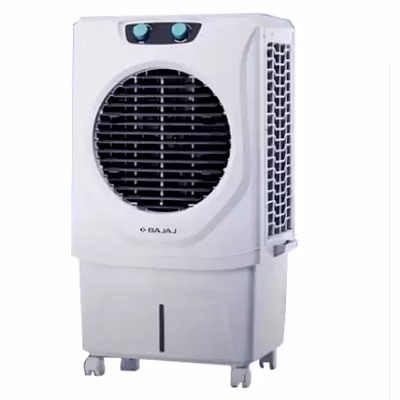 bajaj 70 l desert air cooler (white, shield series chisel 70)