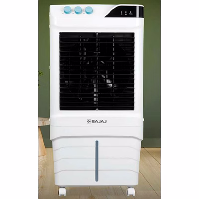 bajaj shield series elevate 90 digi desert air cooler for home | inverter compatible | anti-bacterial honeycomb cooling pads