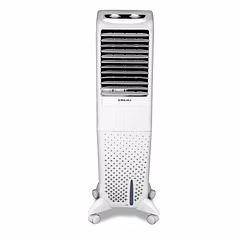Bajaj TMH35 35L Tower Air Cooler with DuraMarine Pump |Ice Chamber, Anti-Bacterial Hexacool Master, Typhoon Blower Technology, Portable AC, White Air Cooler for Home
