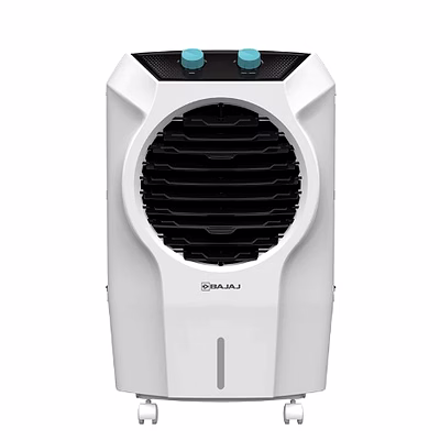 bajaj 30 l room/personal air cooler (white, shield series glanza 30l personal air cooler)