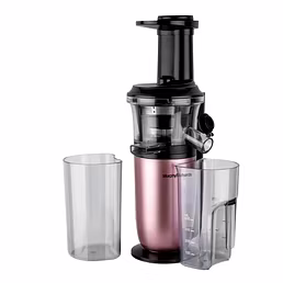 Morphy Richards Kenzo Cold Press Slow Juicer, 150 Watts Powerful Dc Motor, 60 Rpm Speed, With Stainless Steel Filter And Rev Button, Rose Gold, 150 Watts