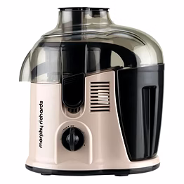 morphy richards maximo dlx 500 watt centrifugal force juicer (powerful copper motor, sand)