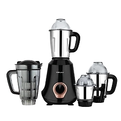 Bajaj Military Series Glamore 4 Jar 1000W Jet Black Mixer Grinder