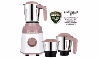 Bajaj Military Series Duetto 500W Lilac Mixer Grinder
