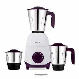 bajaj ninja series carve 750w purple mixer grinder