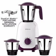 Bajaj Ninja Series Elegance 500W, 3 Jar with DuraCut