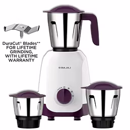 Bajaj Ninja Series Elegance 500W, 3 Jar with DuraCut