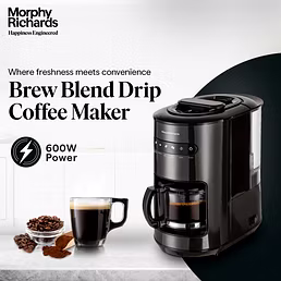 Morphy Richards Brew Blend Coffee Maker – Smart Brewing System | Advanced Coffee Machine